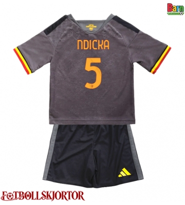 AS Roma Evan Ndicka #5 Tredje Kläder Barn 2026-27 Kortärmad (+ Korta byxor)